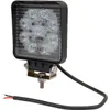 Arbetsbelysning LED, 27W, 1800lm, fyrkantig, 10-30V, 135x27,5x109 mm, Flood