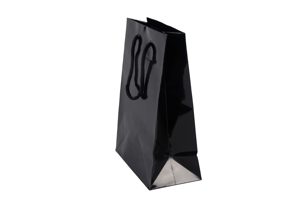 EXKLUSIV PAPPERSPÅSE SVART 190X100X270 MM 25-PACK
