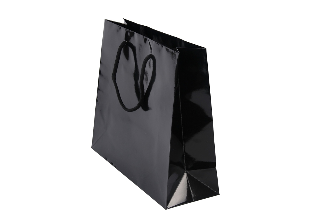 EXKLUSIV PAPPERSPÅSE SVART 300X100X250 MM 25-PACK