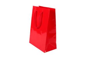 EXKLUSIV PAPPERSPÅSE RÖD 190x100x270 MM 25-PACK