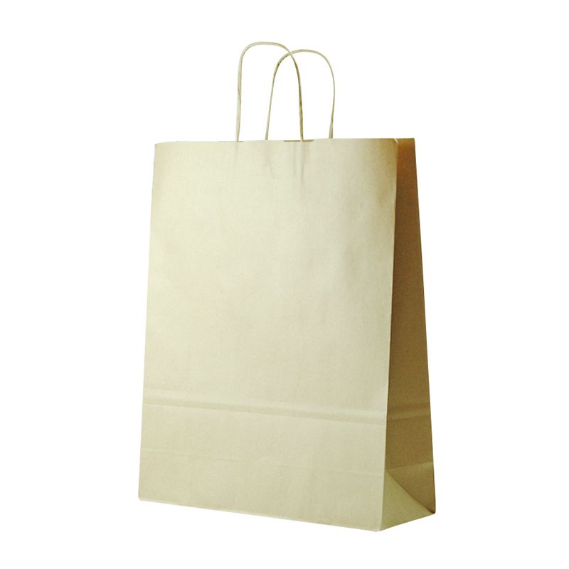 PAPPERSKASSE MED TVINNADE HANDTAG 320x120x410 MM 175-PACK