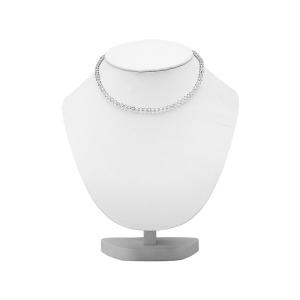HALSBANDSBYST VIT 220 MM