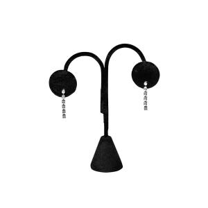 ÖRHÄNGESDISPLAY 125 MM SVART