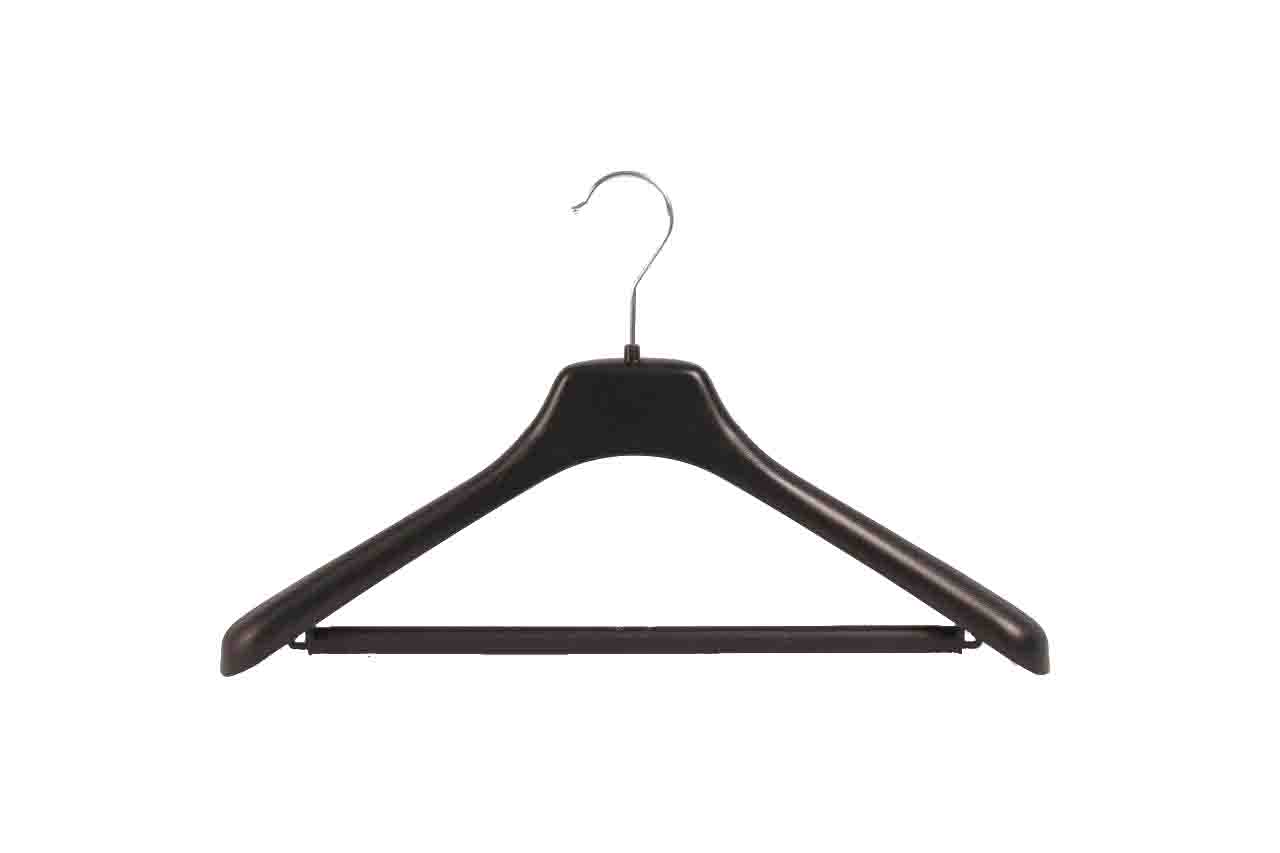 KAVAJ-/JACKGALGE 460 MM MED SLÅ SVART. PRIS 60-PACK.