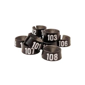 MÄRKBRICKA 10 ST NUMMERSYSTEM SERIE SVART. 1-10, 11-20, osv.