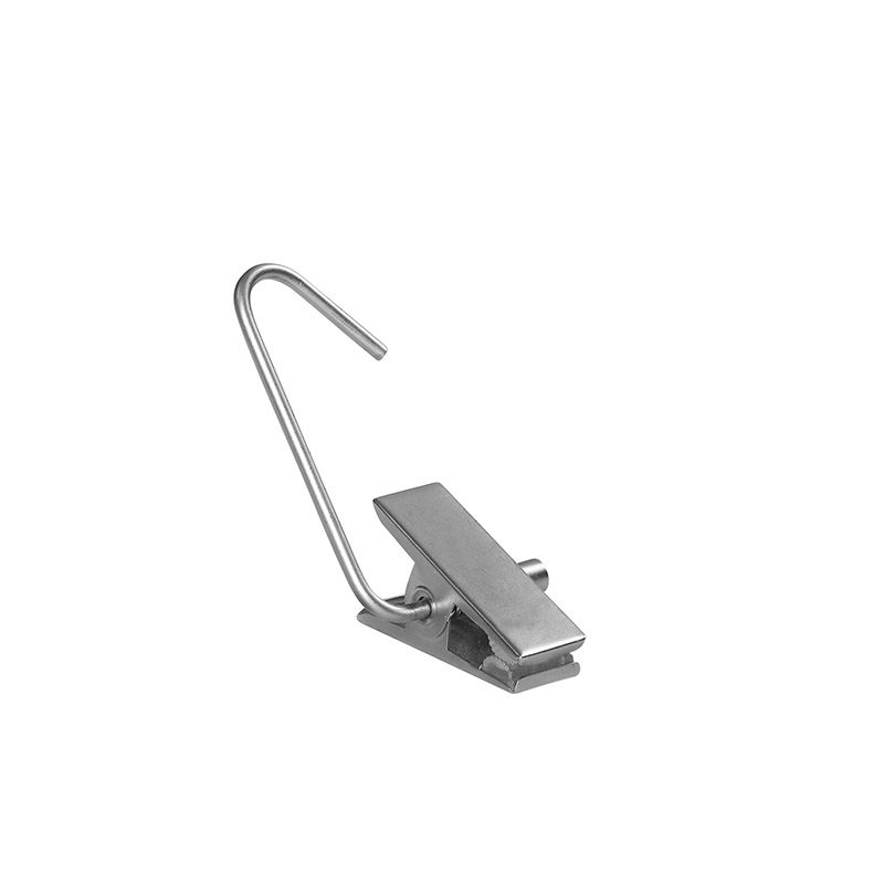 HANDSKKLÄMMA METALL MATTKROM. 100-PACK.