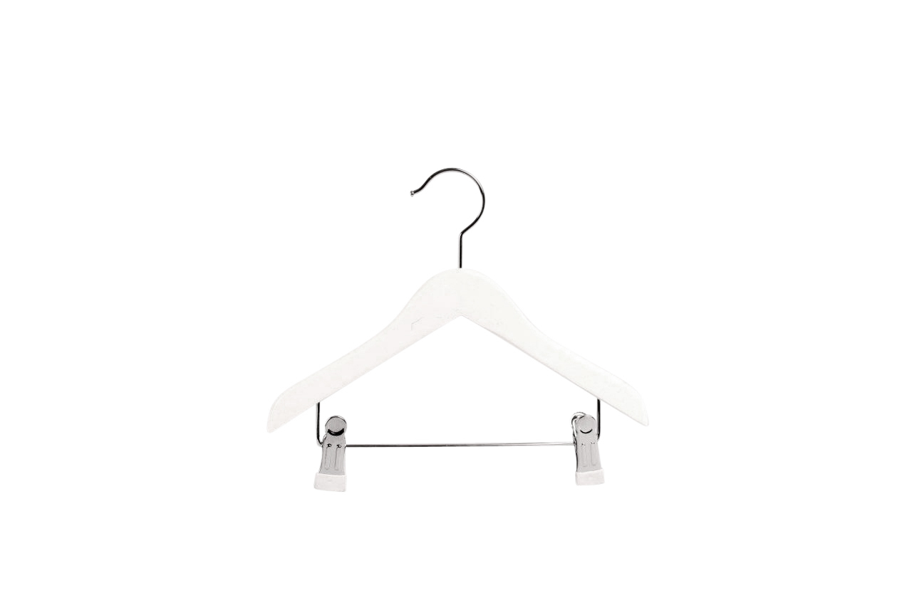 TRÄGALGE BABY 280 MM MED CLIPS VIT. PRIS 50-PACK.