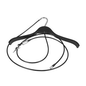 LÅSBAR GALGE 420 MM SVART