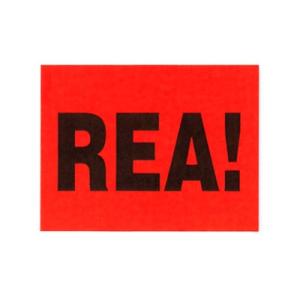 ETIKETT 35x26 MM REA RÖD