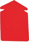 MELLAN PIL 240X170 MM RÖD