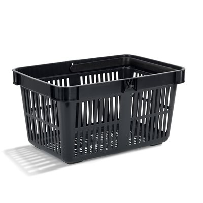 KUNDKORG 27 L SVART. 22-PACK.