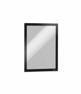 DURAFRAME SJÄLVHÄFTANDE MAGNETRAM A6 (105x148mm) SVART 2-PACK