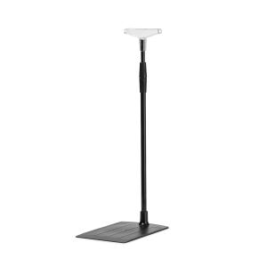 TELESKOPSTATIV MED PLASTFOT SVART