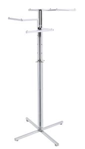 FYRARMSSTÄLL MED RAKA ARMAR KROM