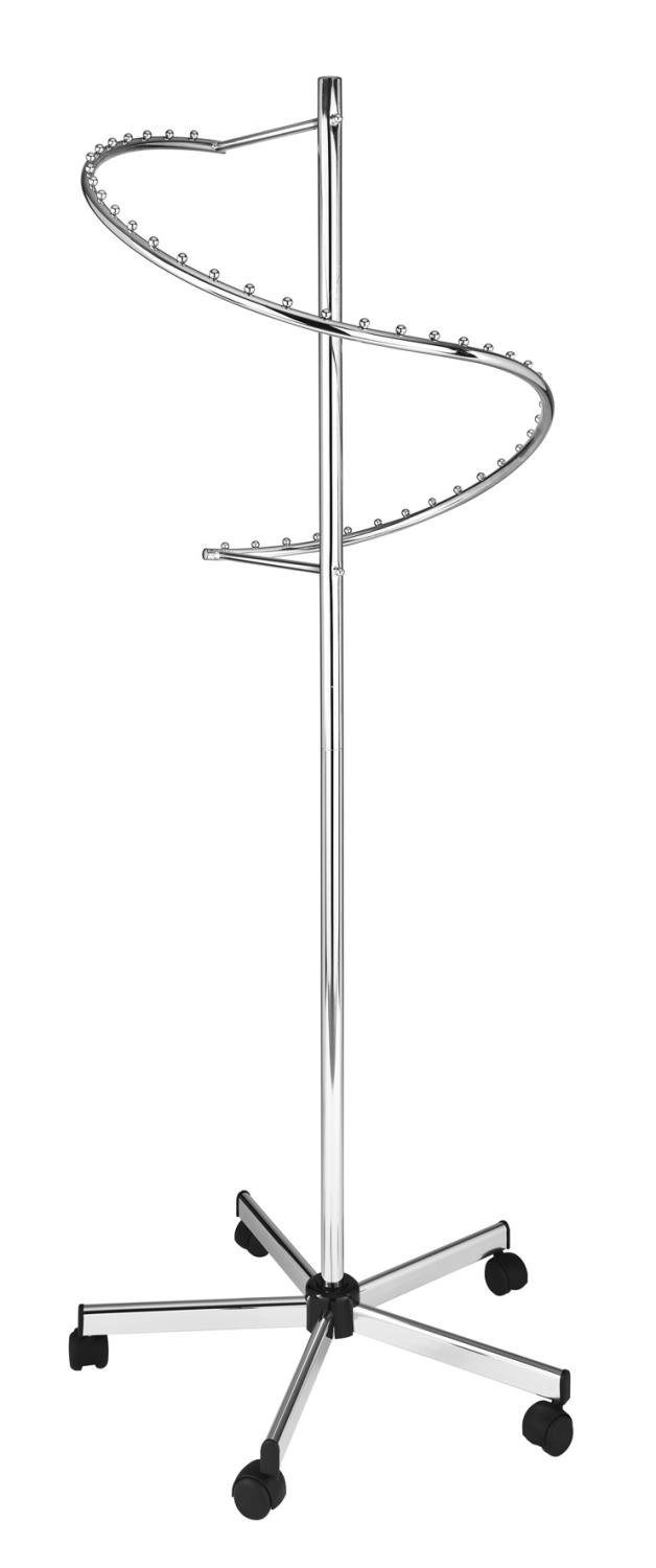 SPIRALSTÄLL HÖJD 1800 MM KROM
