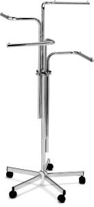 FYRARMSSTÄLL KROM MED RAKA ARMAR