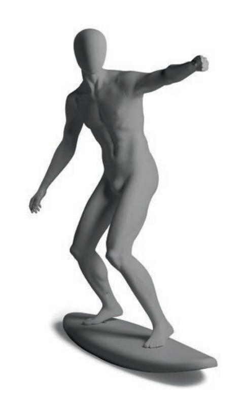 SKYLTDOCKA METRO SURFER HERR GRÅ