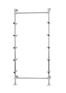 IDRO 34,5 MM HYLLSEKTION UTAN HYLLOR, MED HYLLBÄRARE FÖR 5 HYLLOR