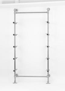 IDRO 34,5 MM HYLLSEKTION UTAN HYLLOR, MED HYLLBÄRARE FÖR 5 HYLLOR