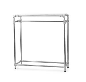 IDRO 34,5 MM FRISTÅENDE STATIV MED VIT HYLLA 1200x400 MM