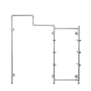 IDRO 34,5 MM VÄGGSEKTION UTAN HYLLOR