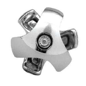 TREVINGEKOPPLING 25 MM HÖGER KROM