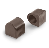 PLASTFOT 25 MM FÖR LIGGANDE RÖR SVART