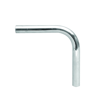 VINKELRÖR 200X200 MM KROM