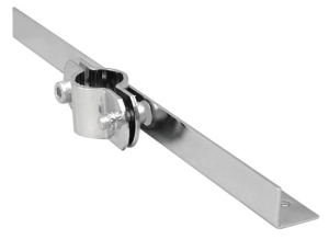 HYLLKONSOL ENKEL 32 MM KROM