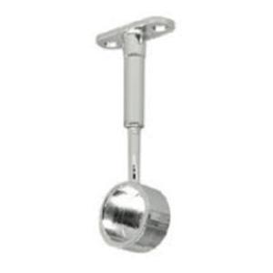 RÖRHÅLLARE  STÄLLBAR STÄNGD 25 MM KROM