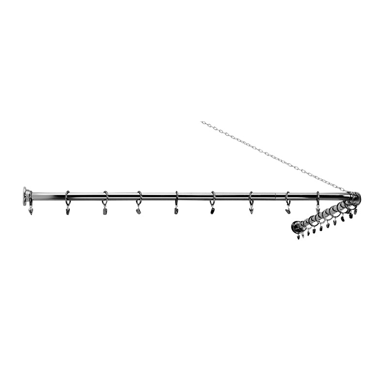 PROVRUMSBÅGE FÖR HÖRN  KROM 1000 X 1000 MM