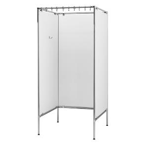 PROVRUM FRISTÅENDE KROM/LJUSGRÅ