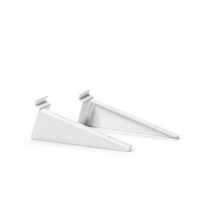 KONSOL 180 MM FÖR SPÅRPANEL VIT. PRIS/PAR.