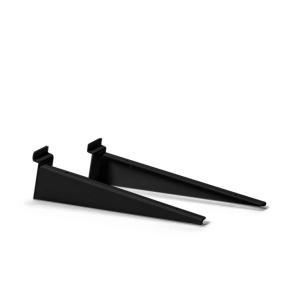 KONSOL 180 MM FÖR SPÅRPANEL SVART. PRIS/PAR.