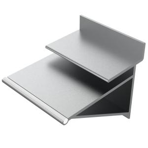 HYLLBÄRARE ALUMINIUM FÖR 6 MM GLAS