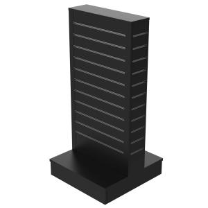 Svart spårpanelsgondol i "I"-utförande.