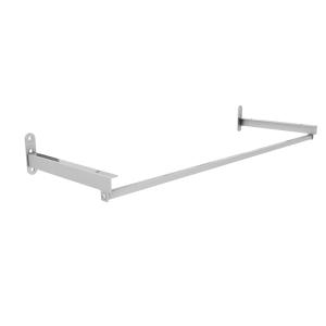 KONSOLPAR KROM MED KONFEKTIONSHÄNG. FÖR VÄGG.