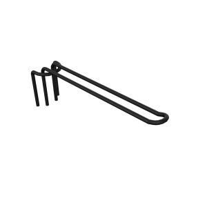 DUBBELSPJUT 200 MM MATTSVART FÖR NÄT