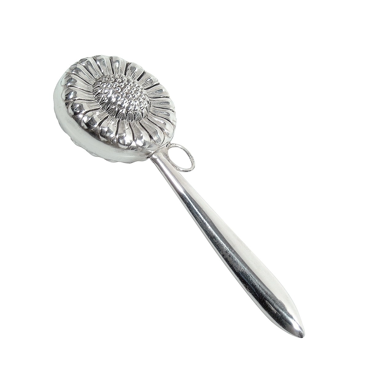 Skallra Blomma äkta silver