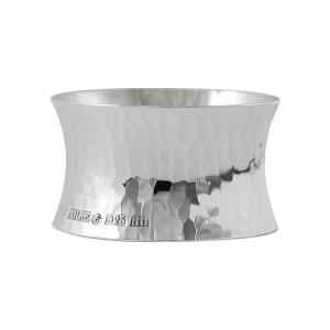 Servettring äkta silver hamrad