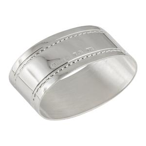 Servettring bård Arke Silver