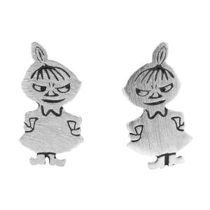 Örhängen Lilla My platta rhodinerat silver