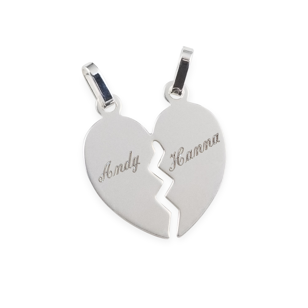 Vänskapssmycke brythjärta 21mm