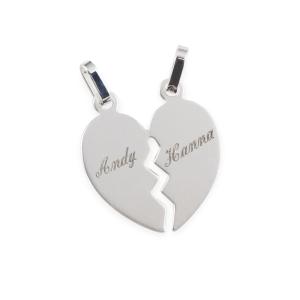 Vänskapssmycke brythjärta 21mm