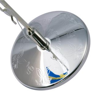 Dopflaggstång med dopdekor och gravyr