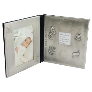 Fotoram dubbel gravyrbar