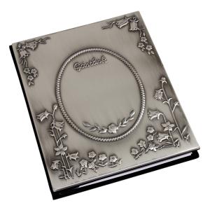 Gästbok 30 blad tennfinish gravyrbar