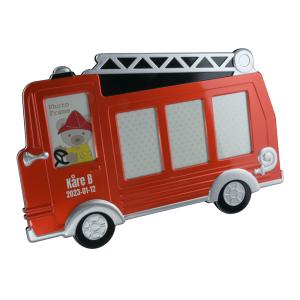 Fotoram röd Brandbil Aluminium