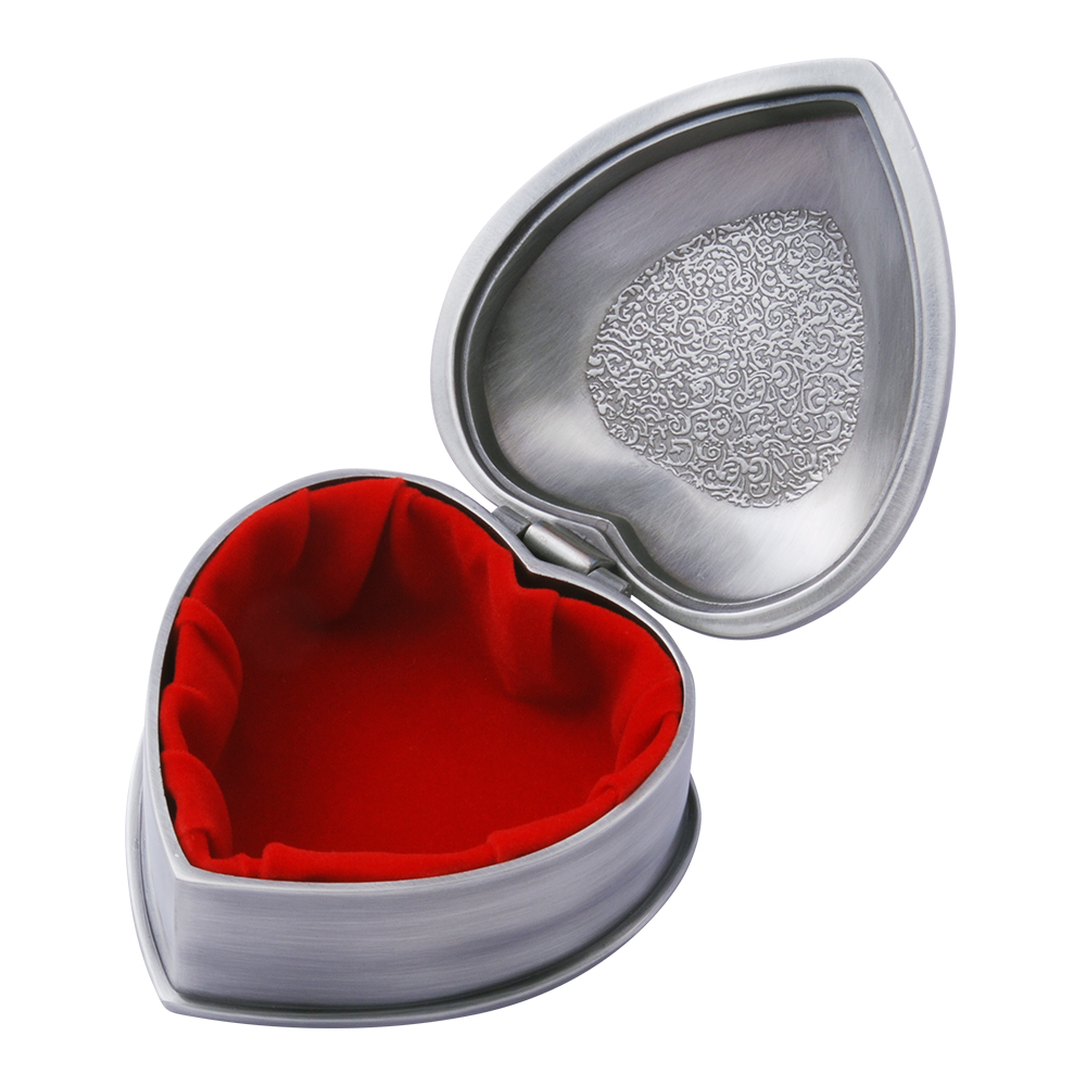 Smyckeskrin hjärtformat gravyrbar