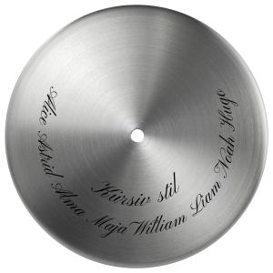 Flaggstång rostfri m flagga H40cm